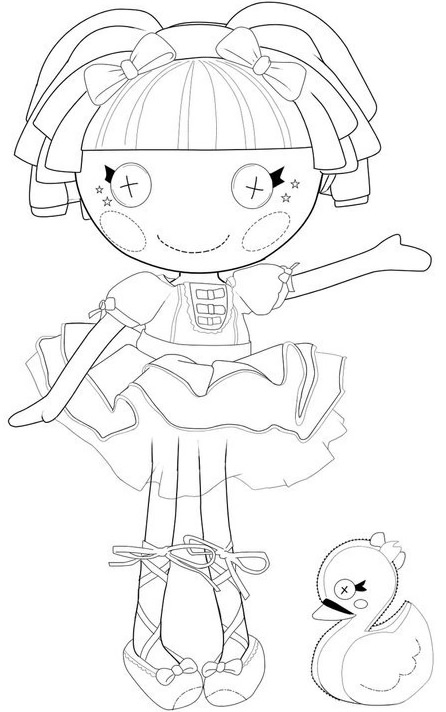 Kleurplaten Lalaloopsy 