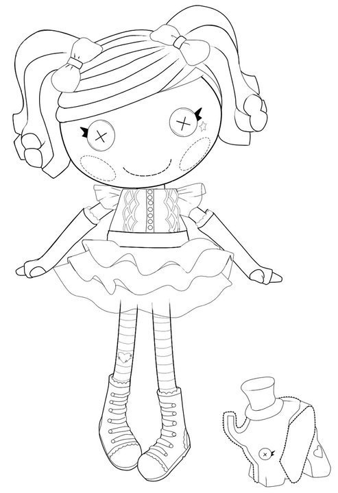Kleurplaten Lalaloopsy 