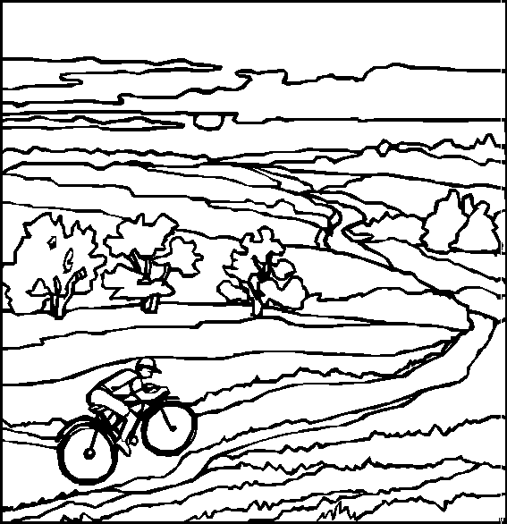 Kleurplaten Landschappen 