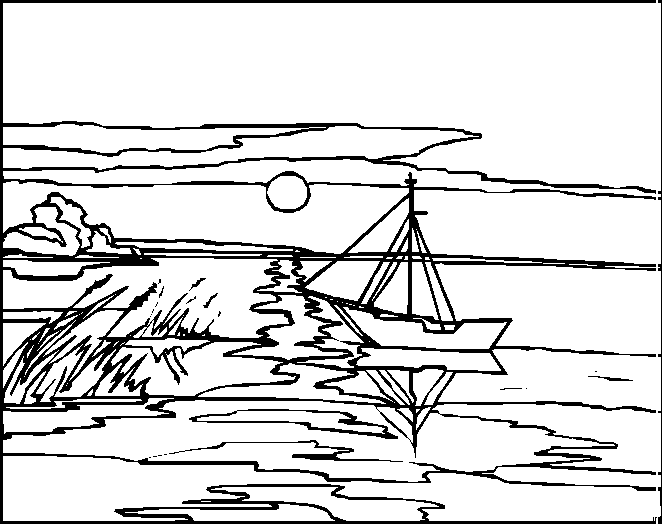 Kleurplaten Landschappen 