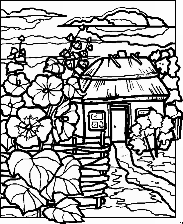 Kleurplaten Landschappen 