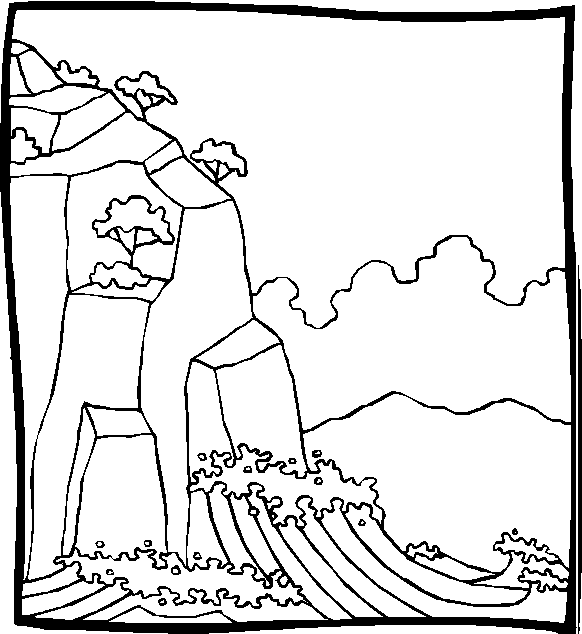 Kleurplaten Landschappen 