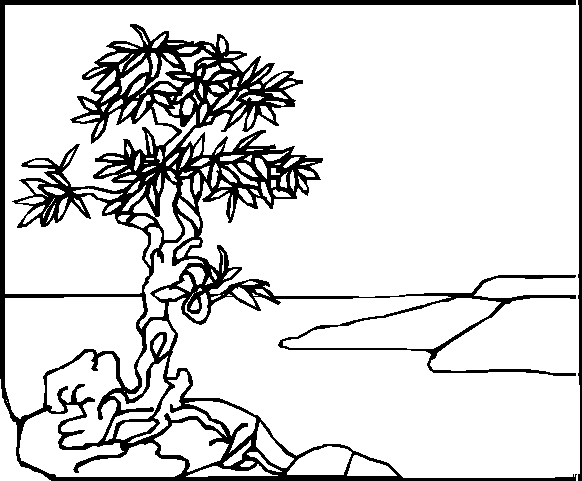 Kleurplaten Landschappen 