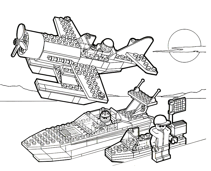 Kleurplaten Lego 