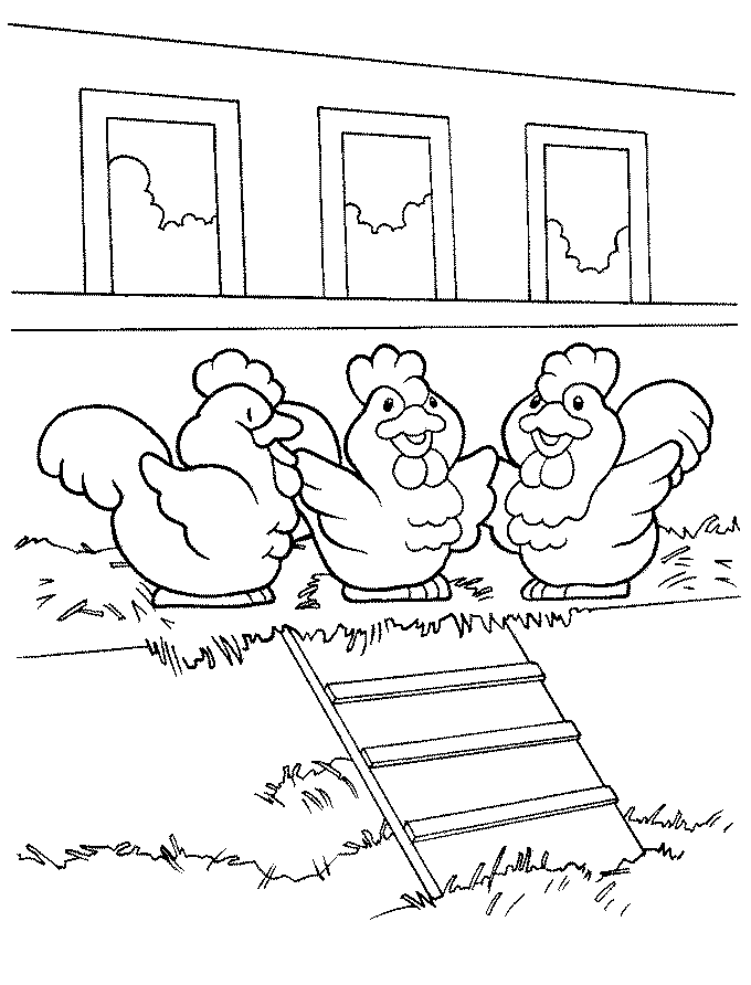Kleurplaten Little People 