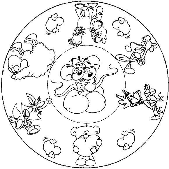 Kleurplaten Mandala 