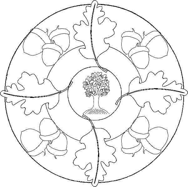 Kleurplaten Mandala 