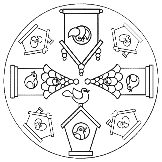 Kleurplaten Mandala 
