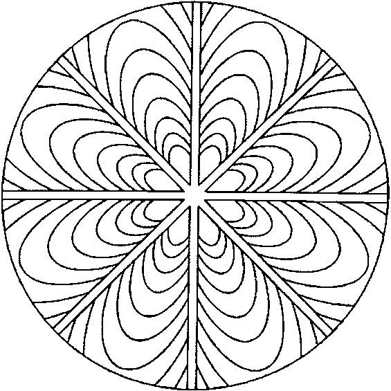 Kleurplaten Mandala 