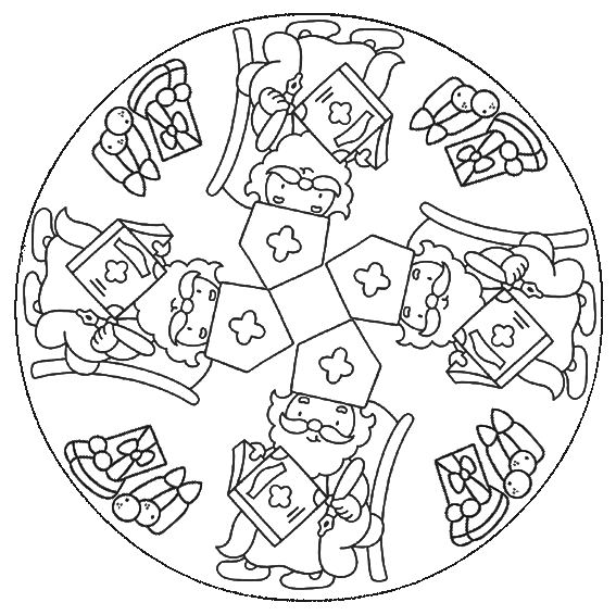 Kleurplaten Mandala 