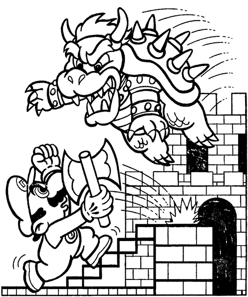 Mario Kleurplaten 