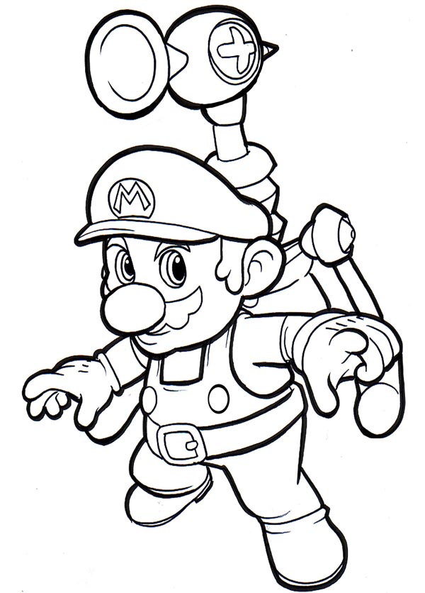 Mario Kleurplaten 