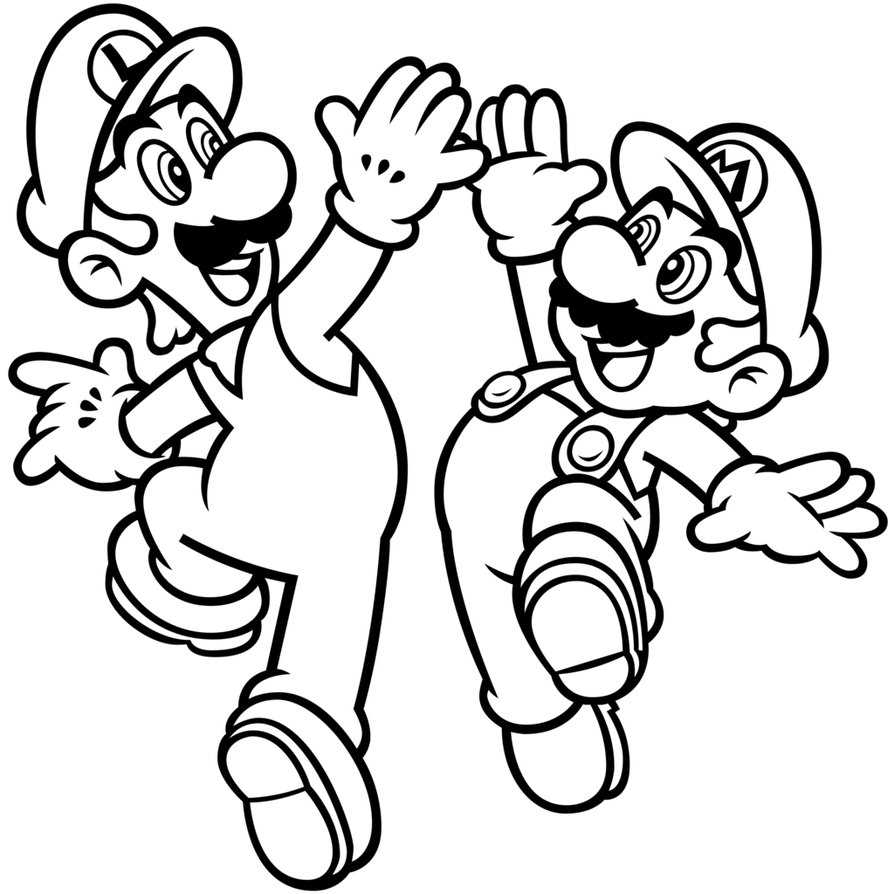 Mario Kleurplaten 