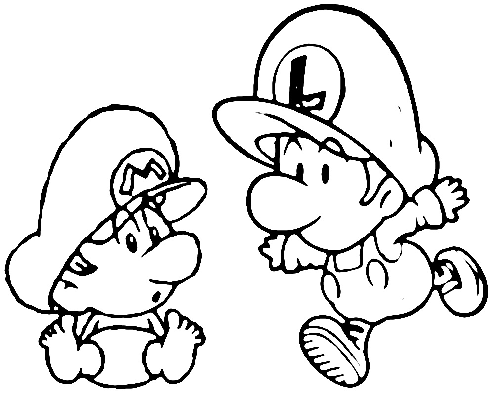 Mario Kleurplaten 