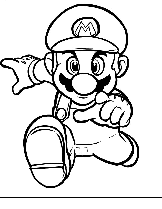 Mario Kleurplaten 
