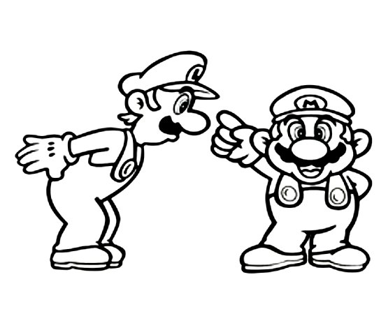 Mario Kleurplaten 