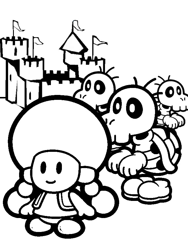 Mario Kleurplaten 