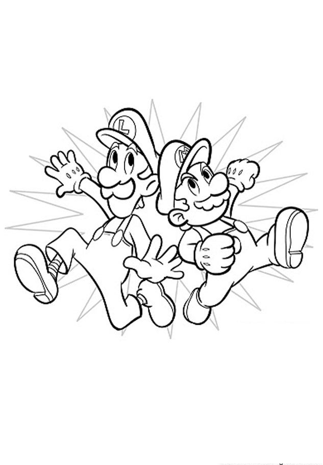 Mario Kleurplaten 
