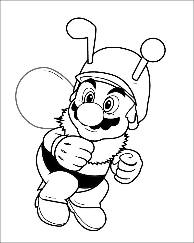 Mario Kleurplaten 