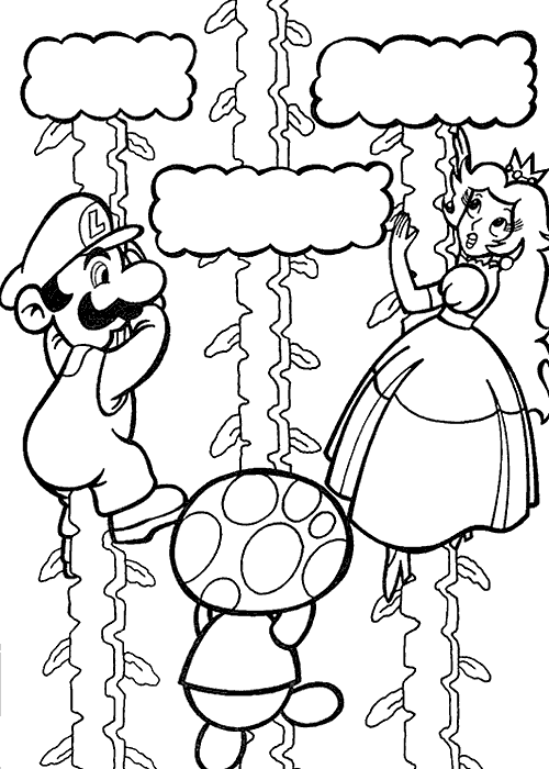 Mario Kleurplaten 