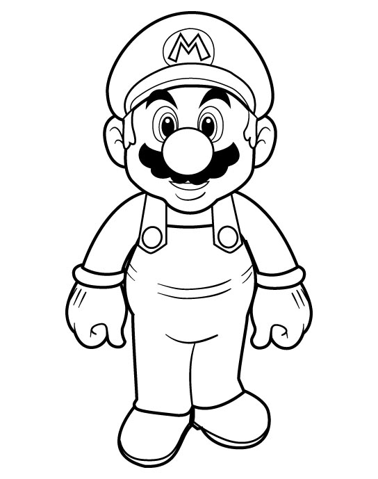 Mario Kleurplaten 