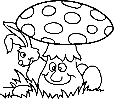 Paddestoelen Kleurplaten 