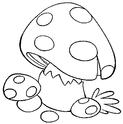 Paddestoelen Kleurplaten 