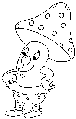 Paddestoelen Kleurplaten 