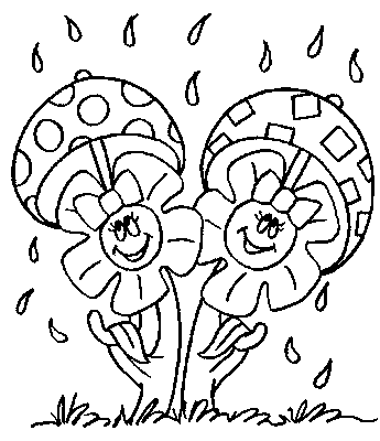 Paddestoelen Kleurplaten 