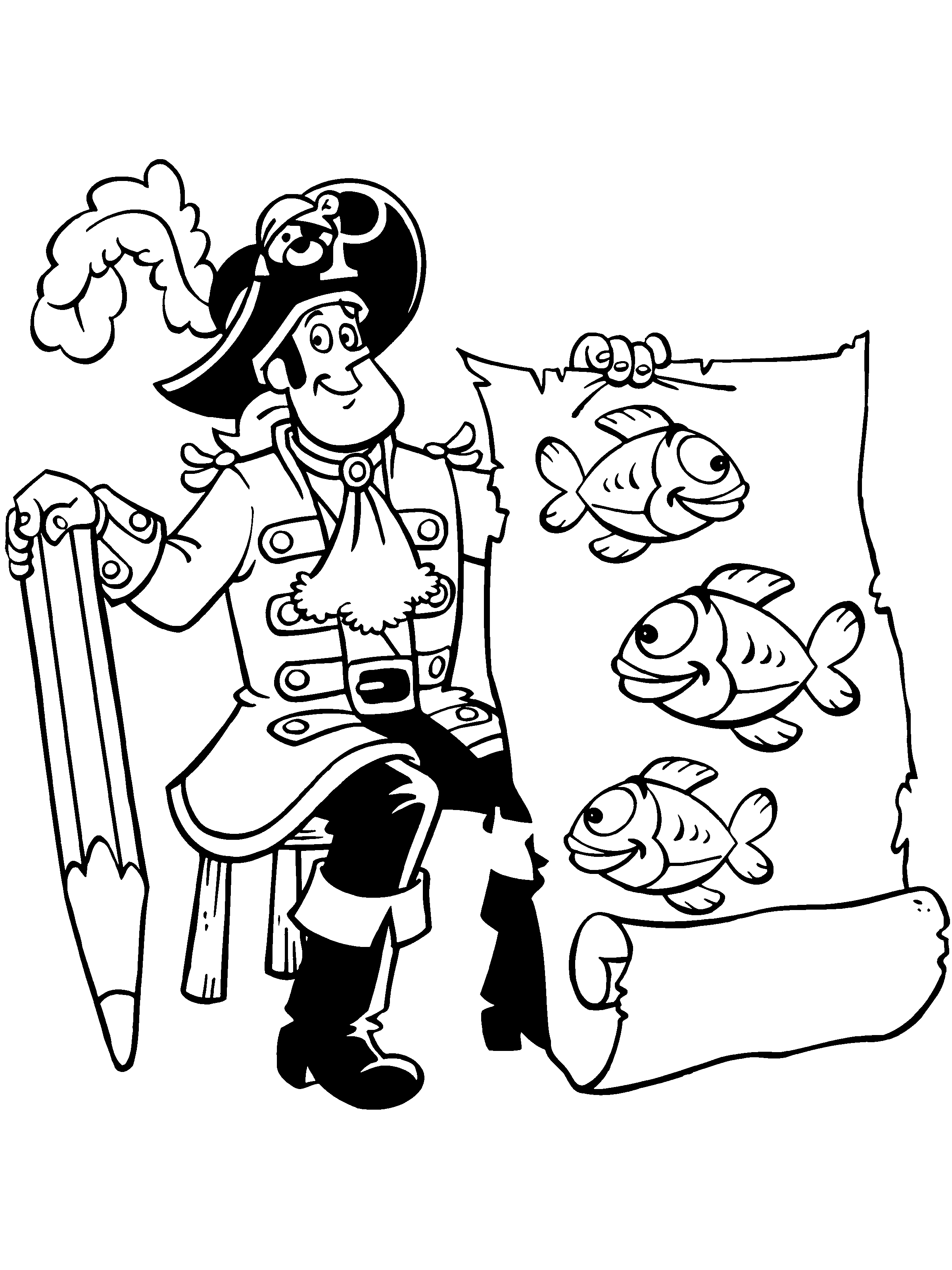 Piet piraat Kleurplaten 