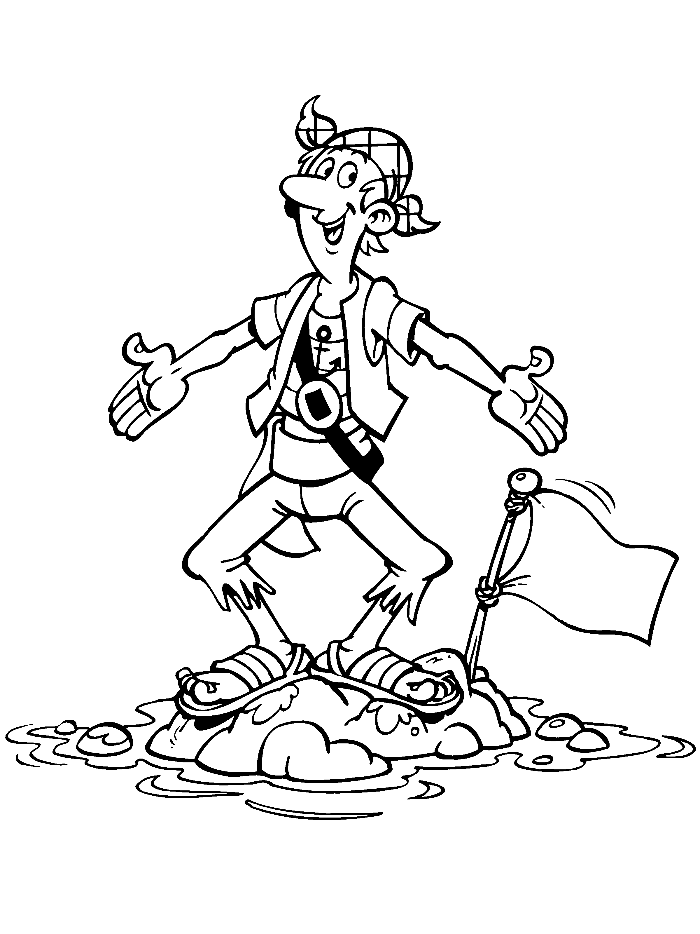 Piet piraat Kleurplaten 