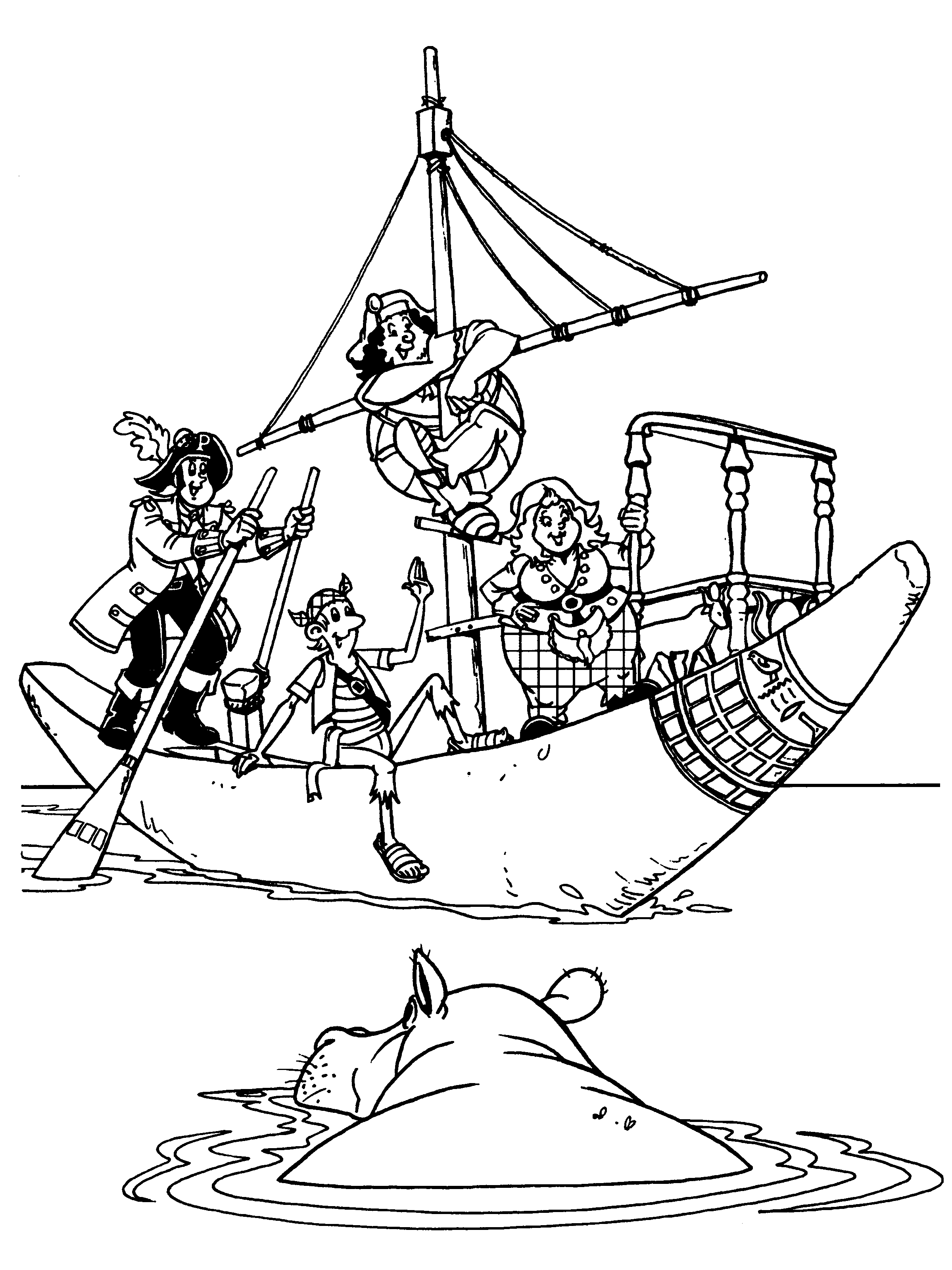 Piet piraat Kleurplaten 