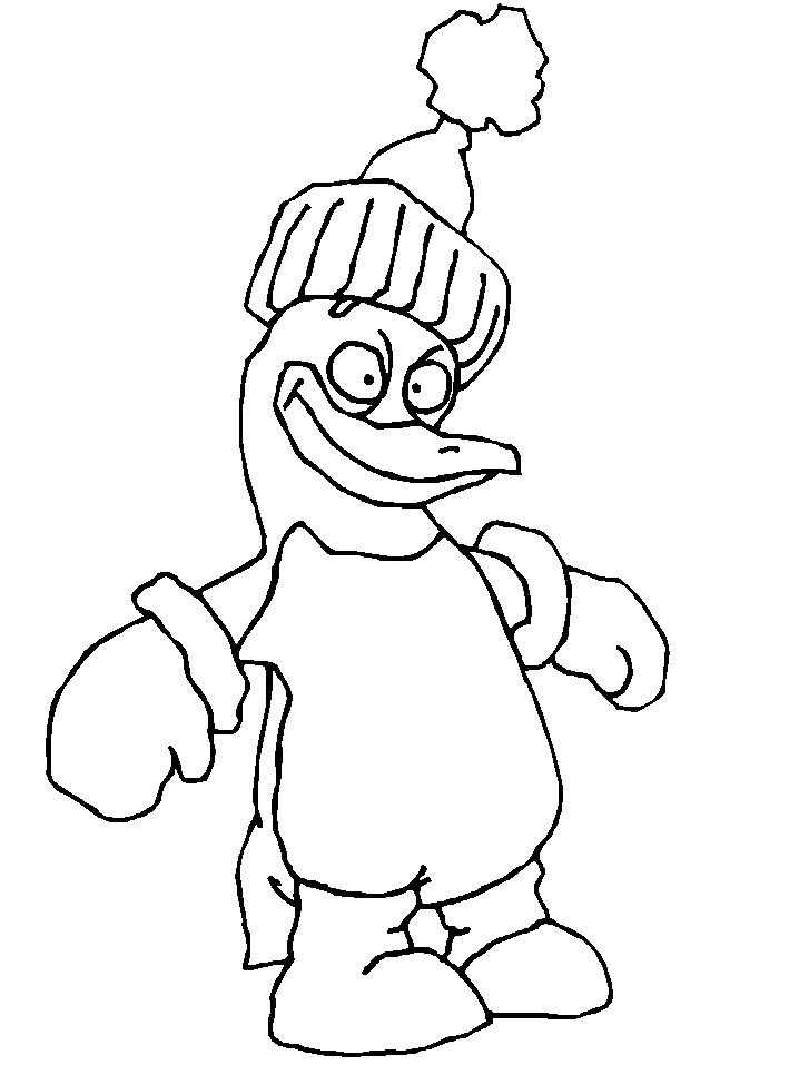 Pinguin Kleurplaten 