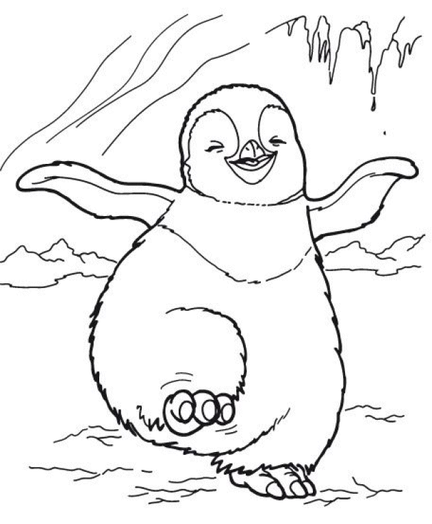 Pinguin Kleurplaten 