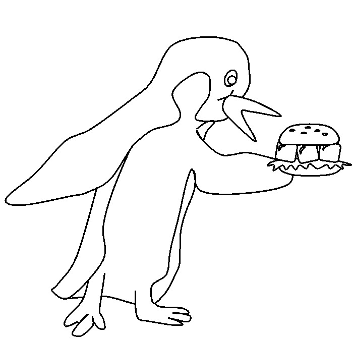 Pinguin Kleurplaten 