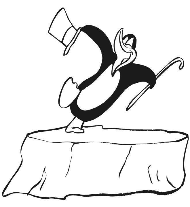 Pinguin Kleurplaten 