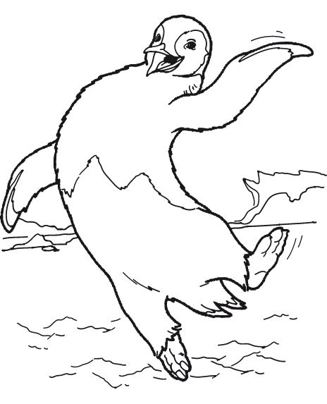Pinguin Kleurplaten 