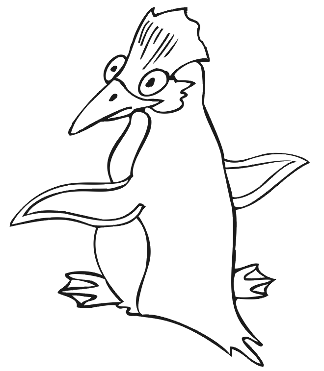Pinguin Kleurplaten 