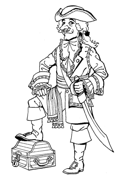 Kleurplaten Piraten 