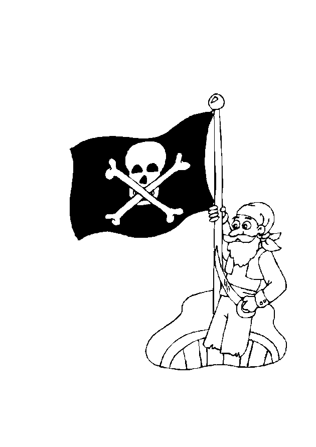 Kleurplaten Piraten 