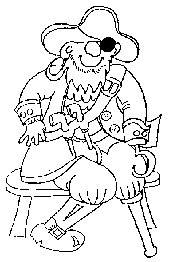 Kleurplaten Piraten 