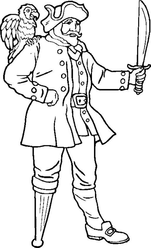 Kleurplaten Piraten 
