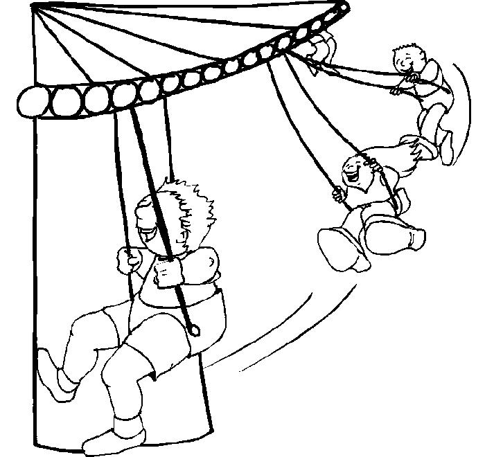 Kleurplaten Pretpark 