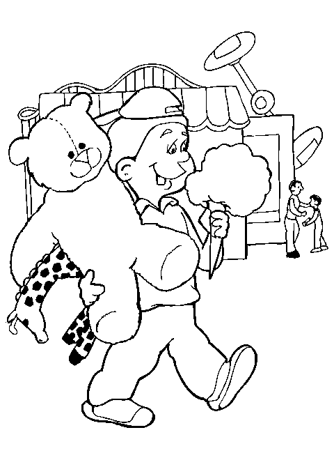 Kleurplaten Pretpark 