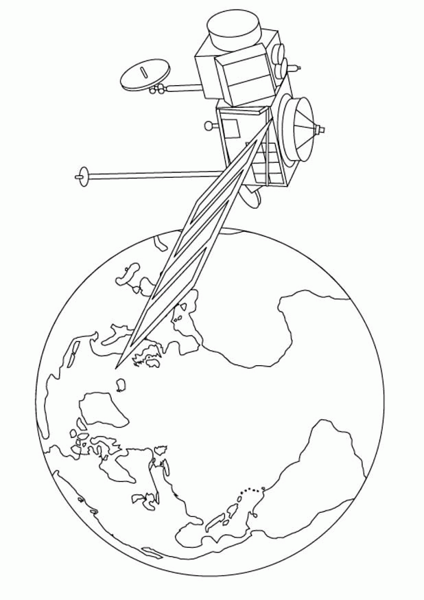 ruimtevaart Kleurplaten 