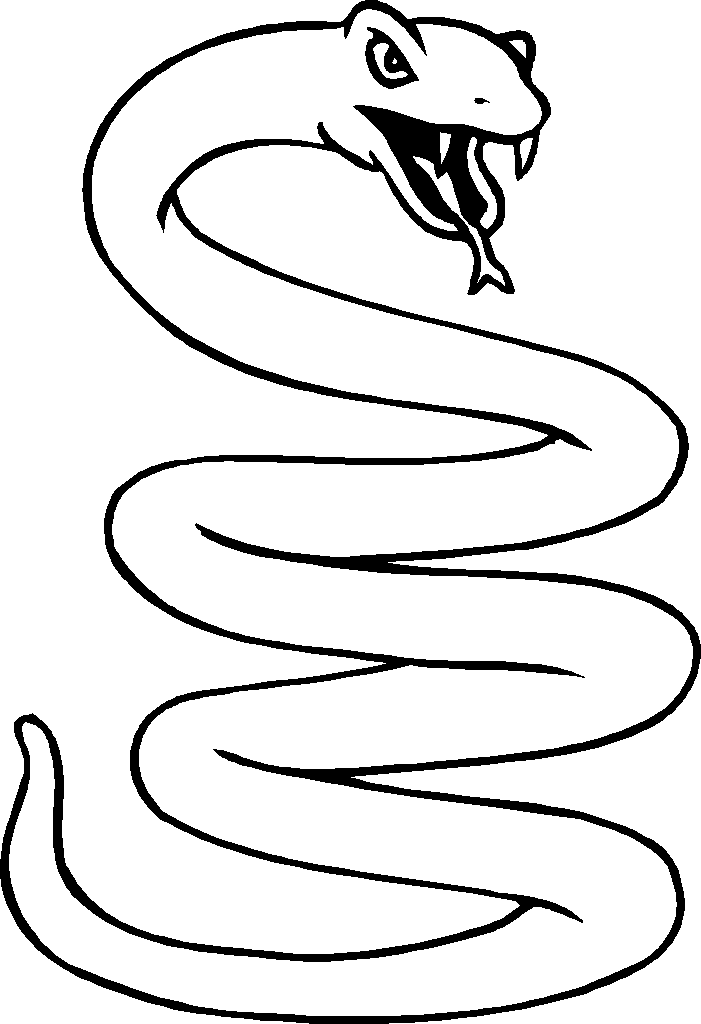Slangen Kleurplaten 