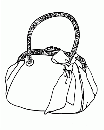 Download Purse Handbag Coloring Pages