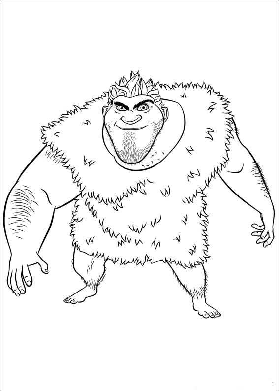 The Croods Kleurplaat. Kleurplaten The croods 