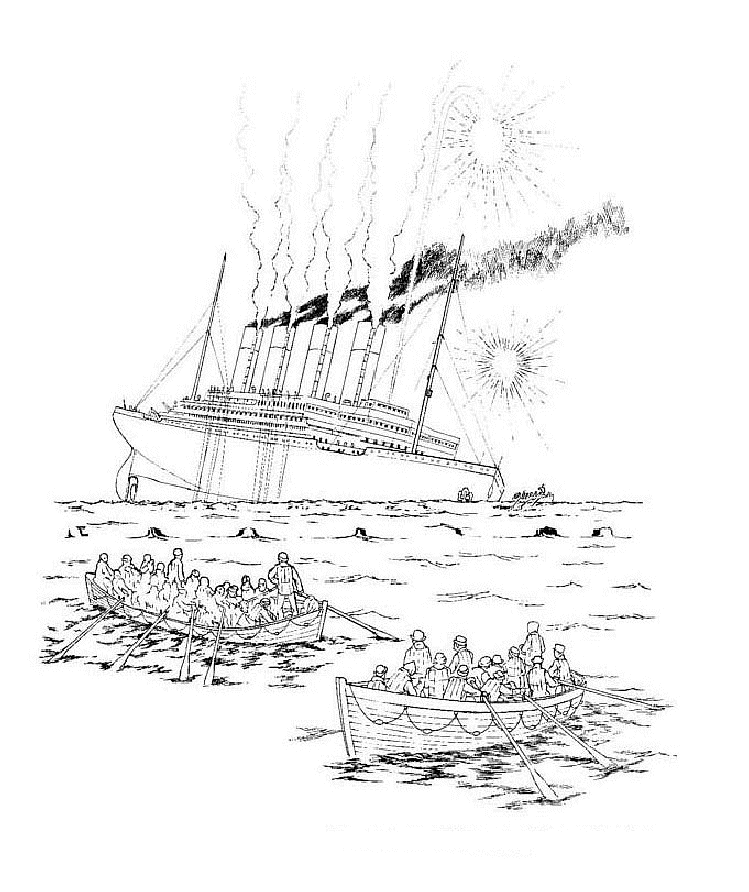 Titanic Kleurplaten 