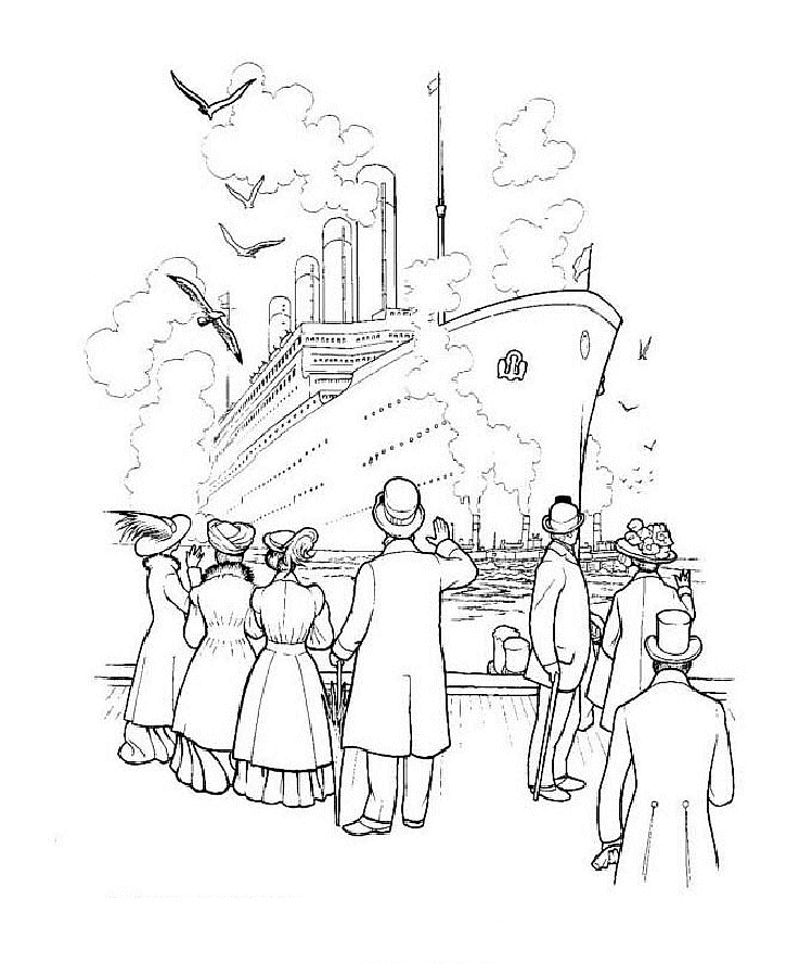 Titanic Kleurplaten 